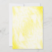 サニーレモンフローラブライダルシャワー 招待状 (裏面)