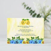 サニーレモンフローラ結婚ズアコモデーション エンクロージャーカード (スタンド正面)
