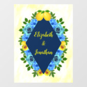 サニーレモン結婚フローラ ウィンドウサイン (シート)