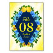 サニーレモン結婚フローラ テーブルナンバー (裏面)