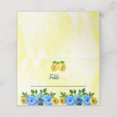 サニーレモン結婚フローラ プレイスカード (外部開封)