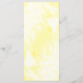 サニーレモン結婚フローラ メニュー (裏面)