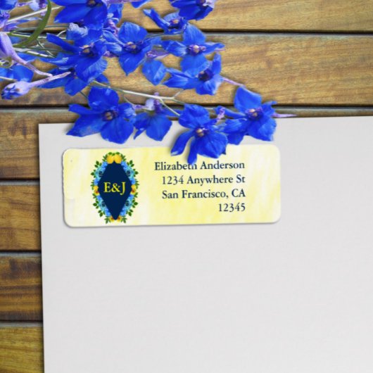 サニーレモン結婚フローラ ラベル