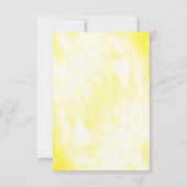 サニーレモン結婚フローラ 出欠カード (裏面)