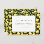 サニーレモ結婚ン エンクロージャーカード (正面/裏面)