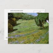 サニーローンインパブリックパークバンゴッホファインアート ポストカード (正面/裏面)