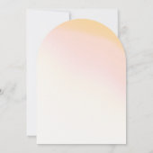 サニーワイルドフラワー結婚のアーチID1023 招待状 (裏面)