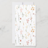 サニーワイルドフラワー結婚のグラデーションID1023 (裏面)