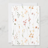 サニーワイルドフラワー結婚のパターンID1023 セーブザデート (裏面)