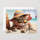 サニー子猫 ポストカード (正面/裏面)