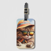 サニー子猫 ラゲッジタグ (正面縦)