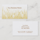 サニー小麦フィールド名刺 名刺 (正面/裏面)