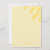 サニー招待状 招待状 (裏面)