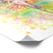 サニー日フェアリー絵画ウォーター ポスター (角)