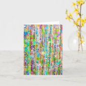 サニー日空白のノートカード カード (黄色い花)