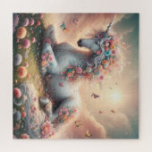 サニー春の花ユニコーン ジグソーパズル (横)