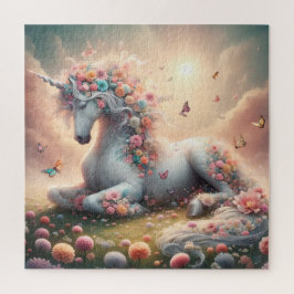 サニー春の花ユニコーン ジグソーパズル