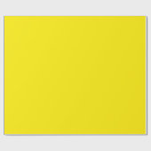サニー無地のイエローカラー ラッピングペーパー (フラット)
