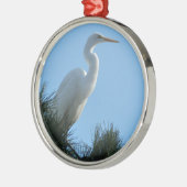 サニー素晴らしフロリダ州の緑 メタルオーナメント (左)