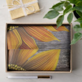 サニー素朴サンフラワーオンバーンドボード 薄葉紙 (ギフト)