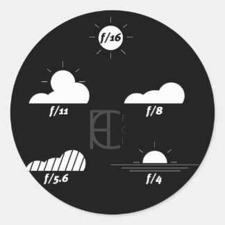 サニー16シールのパックDARK ラウンドシール