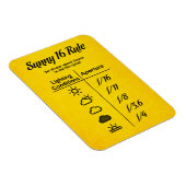 サニー16ルール マグネット (右側)