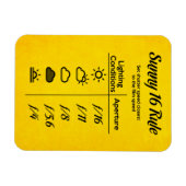 サニー16ルール マグネット (横)