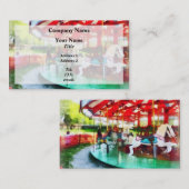 サニー·アフターニングオンザ·回転木馬 名刺 (正面/裏面)