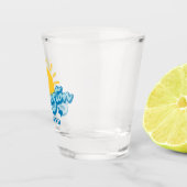 サニー！ガルベストンアイランドテキサス州 ショットグラス (右)