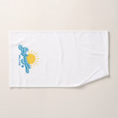 サニー！ガルベストンアイランドテキサス州 ハンドタオル (ハンドタオル)
