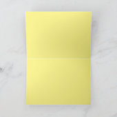 サニー・ハイライト・デイ・リリー・フラワーズ・カスタム・メッセージ・カー カード (内部)