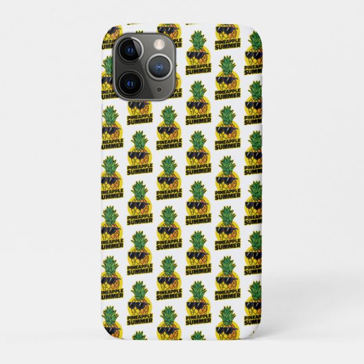 サニー パイナップル: サングラスで夏の気分 Case-Mate iPhoneケース (裏)
