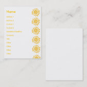 サニー | 名刺 (正面/裏面)