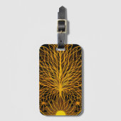 サニーBOHOミニマルデザイン ラゲッジタグ (正面縦)