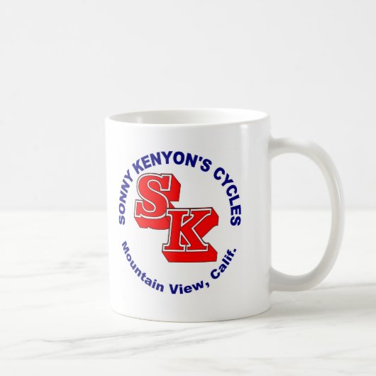 サニーKenyonはロゴを循環させます コーヒーマグカップ (右)