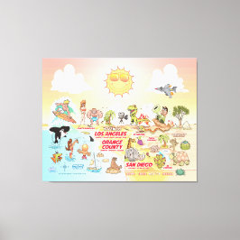 サニーSoCalキャンバス印刷 キャンバスプリント