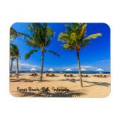 サヌールビーチ,バリ,インドネシア マグネット (横)