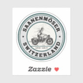 サネンマッサーパススイスアルプスのモーターサイクルツアー シール (シート)
