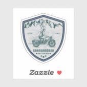 サネンマッサーパススイスアルプスのモーターサイクルツアー シール (シート)