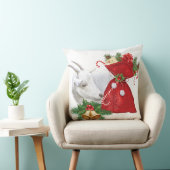 サネンヤギとホリデースピリット クッション (椅子)