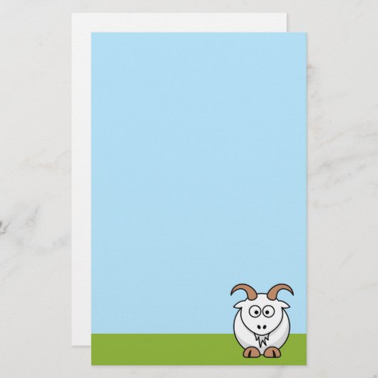 サネンヤギ 便箋 (正面/裏面)