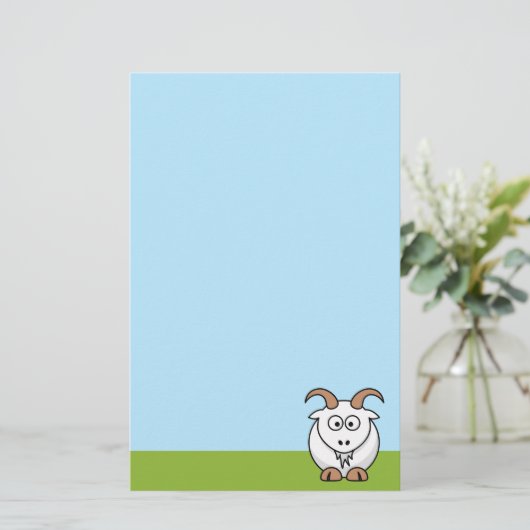 サネンヤギ 便箋 (スタンド正面)