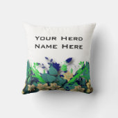 サネン絵画ヤギの名ヤギ枕 クッション (裏面)