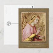 サノディピエトロアヌプンスエンジェルCC0734シエネーゼ ポストカード (正面/裏面)