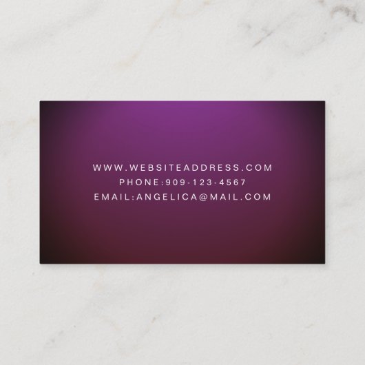 サハスララクラウンチャクラ名刺 名刺 (裏面)