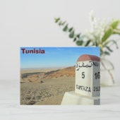 サハラのマイルストーン、チュニジアのカード (スタンド正面)