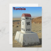 サハラのマイルストーン、チュニジアカード (正面/裏面)