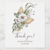 サハラサバンナありがとう ワインラベル (シングルラベル)