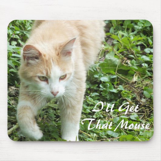 サハラジャングルキャットマウスパッド マウスパッド (正面)