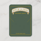 サハラナイツグリーンジュエリーディスプレイ コーリングカード (正面)